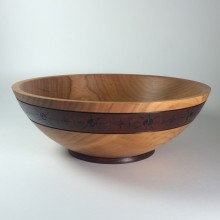 Cherry Bowl With Sun Motif IMG_1679.JPG