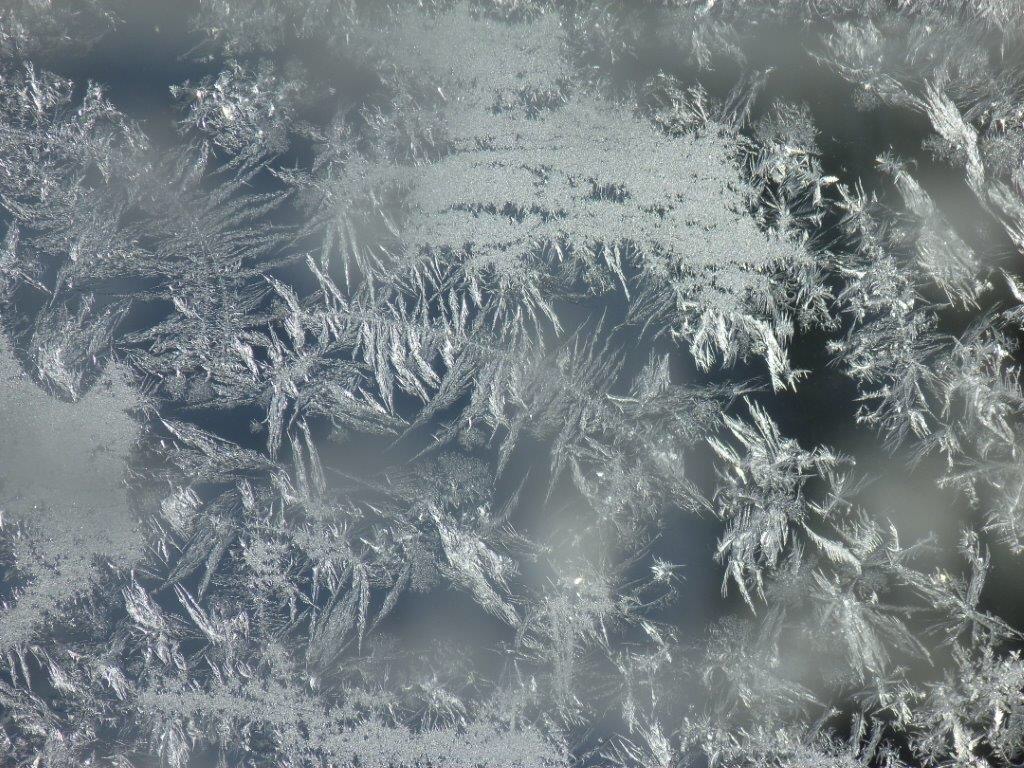 frost on a window