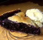 Wild Blueberry Pie
