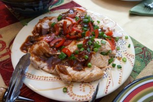 Fish with Tamarind Ginger Sauce