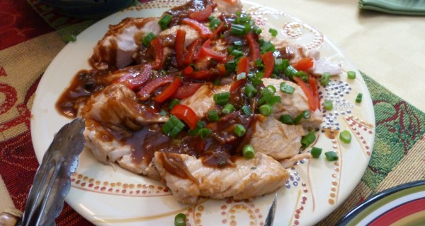 Fish with Tamarind Ginger Sauce