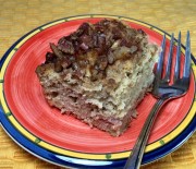 Apple Rhubarb Coffee Cake