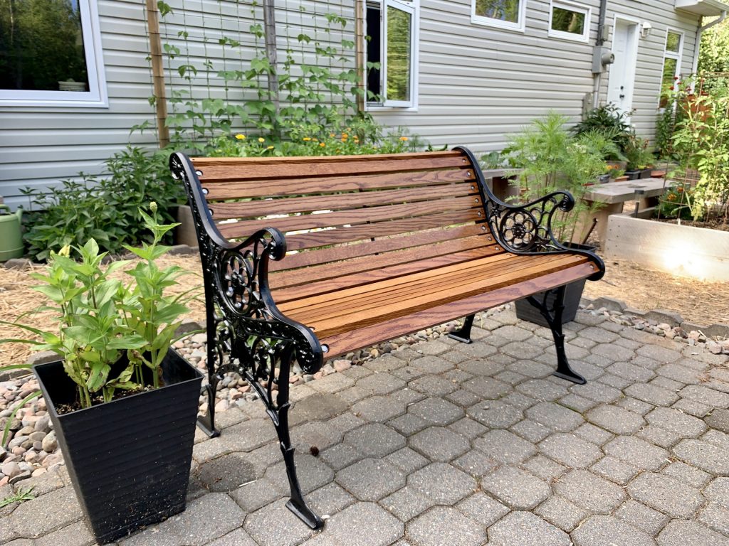 A New Old Garden Bench 2DFEDCFE-06E0-4152-B76F-0B7DEC8D0517